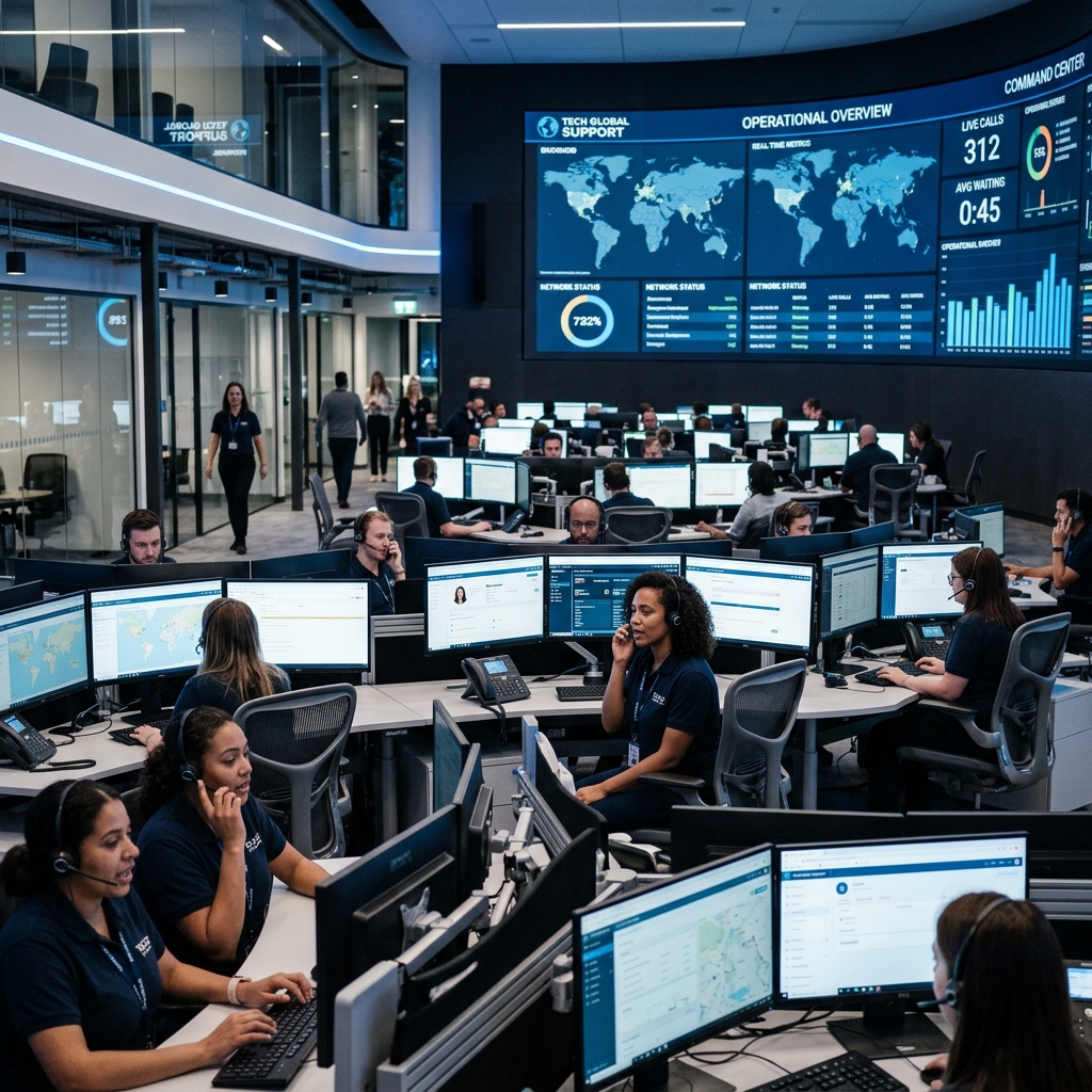 24/7 Multilingual Call Center & AI Tech Hub at Integrated Hospitality