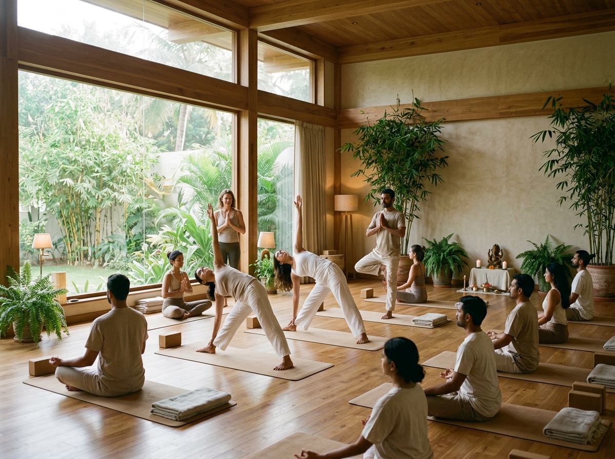 Integrated Hospitality Serene Yoga & Mindfulness Sanctuary Domlur
